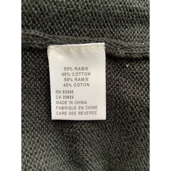 PBJ Sport Cardigan Sweater Black Polka Dot Grandmacore Long Sleeve Cozy Size S - Picture 5 of 5